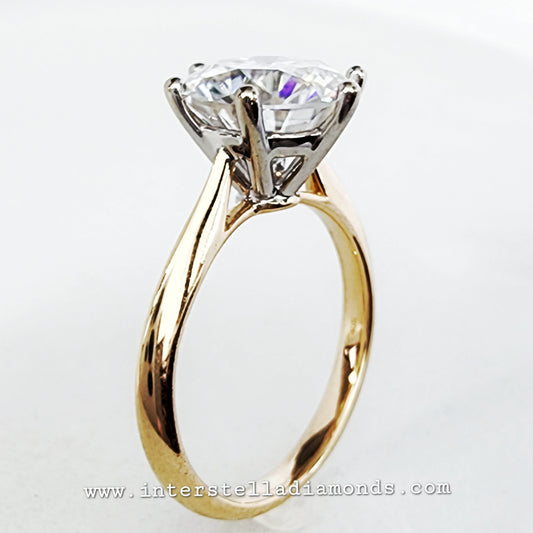 Solitaire 4ct Engagement Ring
