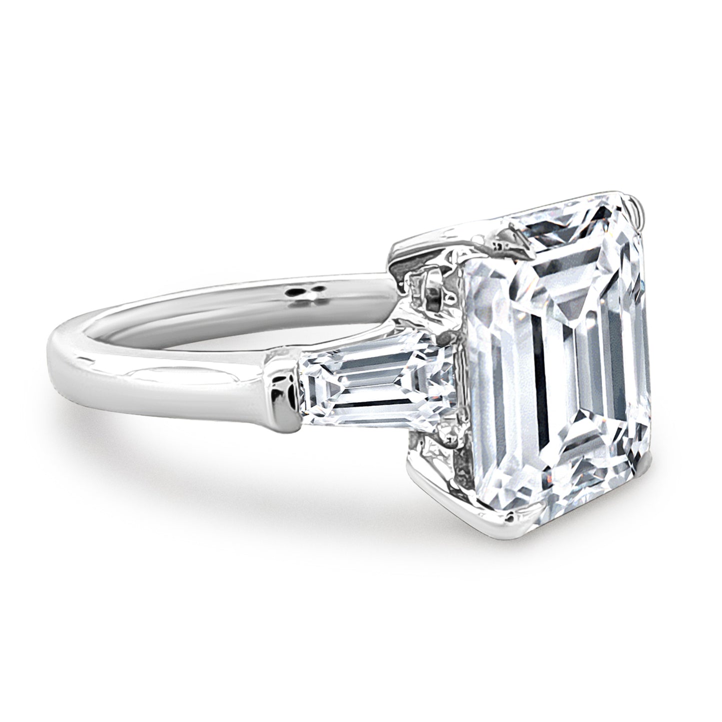 Emerald Cut Engagement or Cocktail Ring