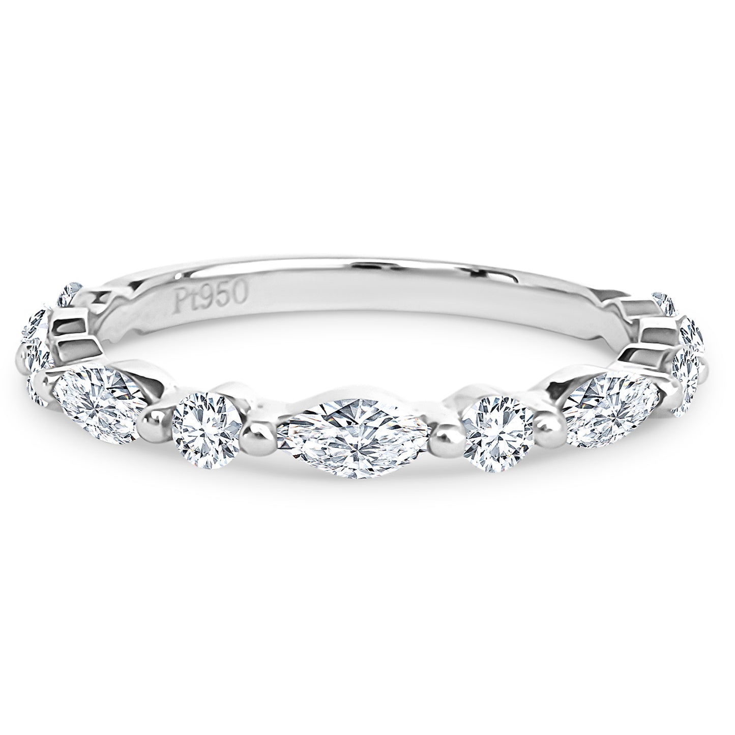 Marquise Wedding Ring / Anniversary Ring/ Stacker Rings