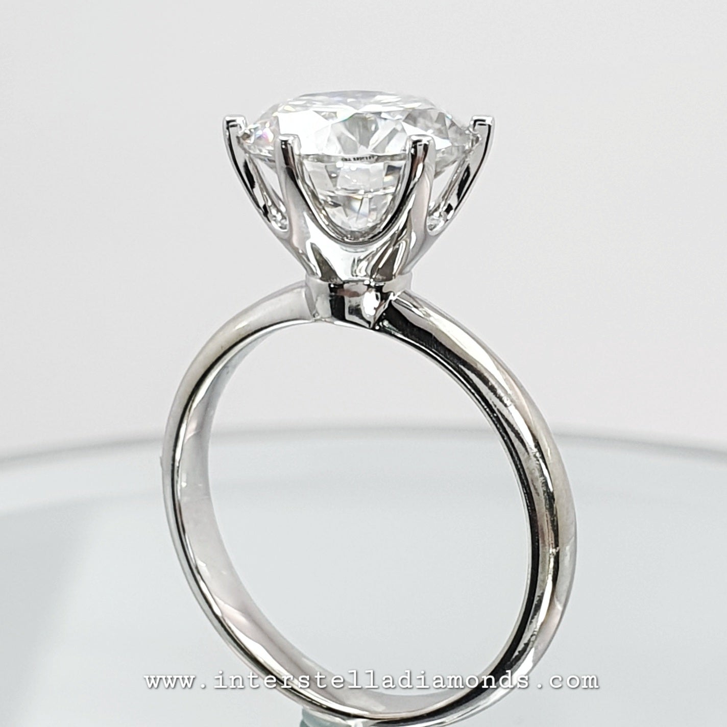 Solitaire 4ct Engagement Ring