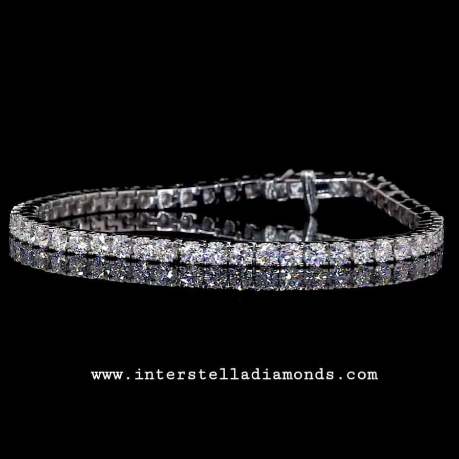 Tennis Bracelet. Lab-Diamonds