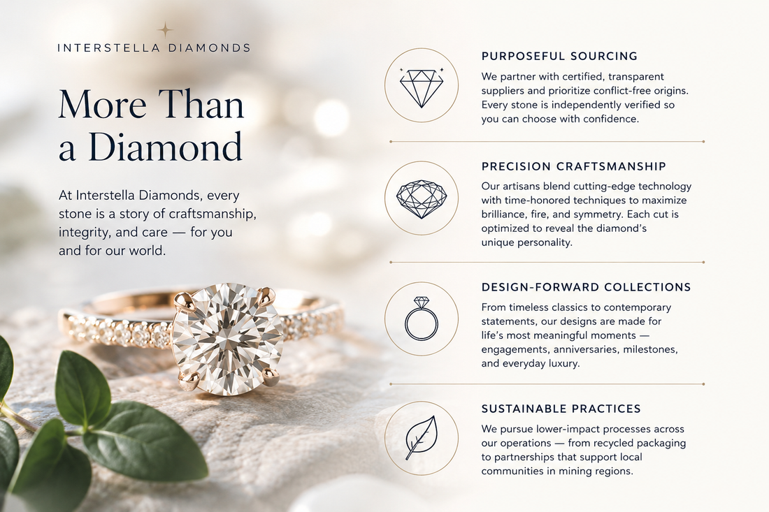 Interstella Diamonds — Where Stella Beauty Meets Responsible Craftsmanship