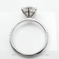 Stunning 2.3ct Engagement Ring Choose Lab Diamonds or Moissanite view 3
