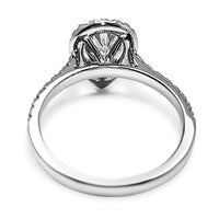 Pear cut, halo 2ct Engagement Ring view 4