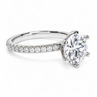 Stunning 2.3ct Engagement Ring Choose Lab Diamonds or Moissanite view 9
