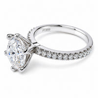 Stunning 2.3ct Engagement Ring Choose Lab Diamonds or Moissanite view 5