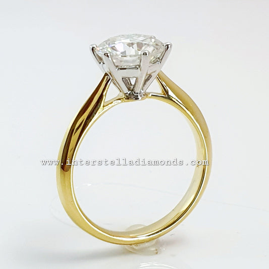 Solitaire 2.5ct Engagement Ring