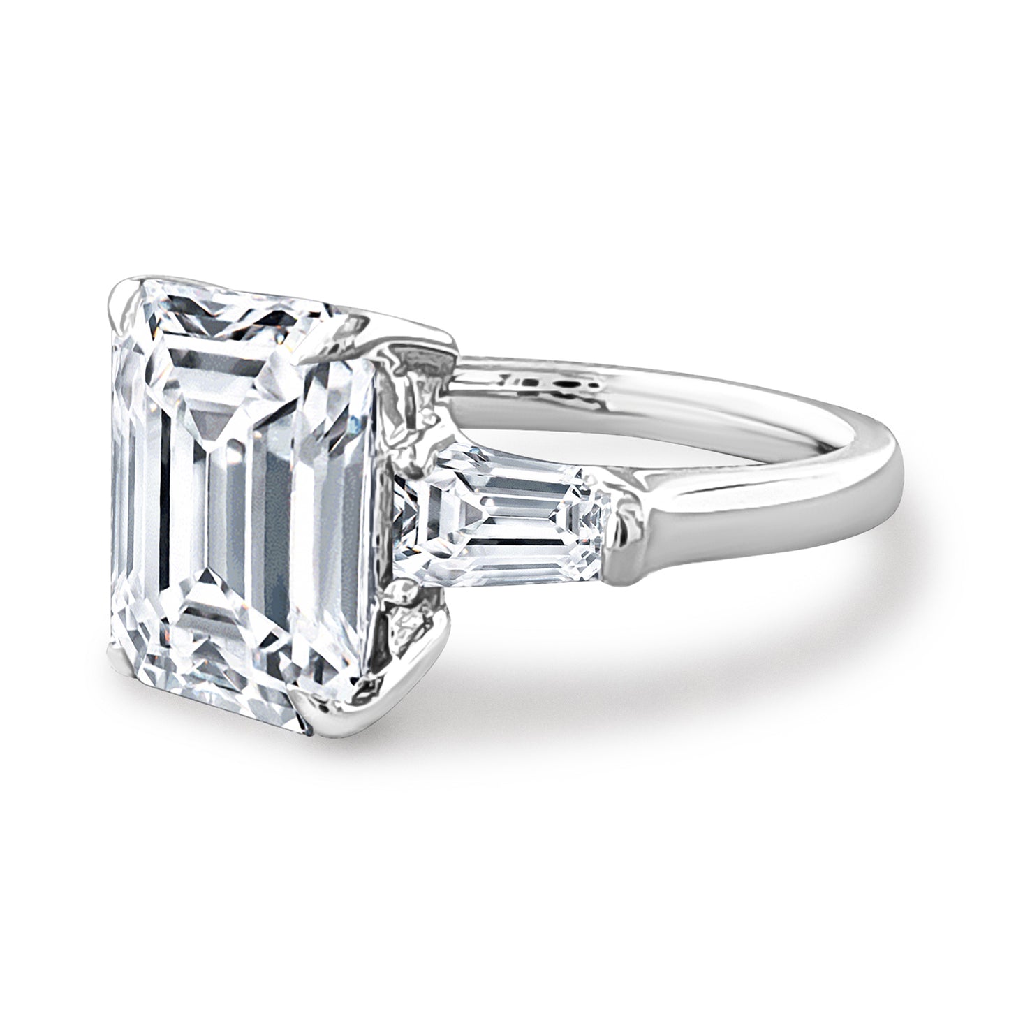 Emerald Cut Engagement or Cocktail Ring
