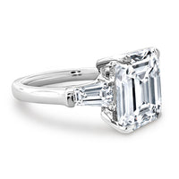 Emerald Cut 4.4ct Engagement Ring or Cocktail Ring view 3