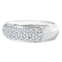 Dazzling Wedding band view 2