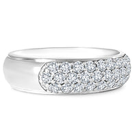 Dazzling Wedding band view 3