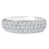 Dazzling Wedding band view 1