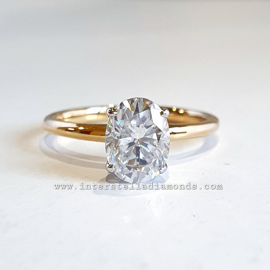 Oval Solitaire 1.5ct Engagement Ring