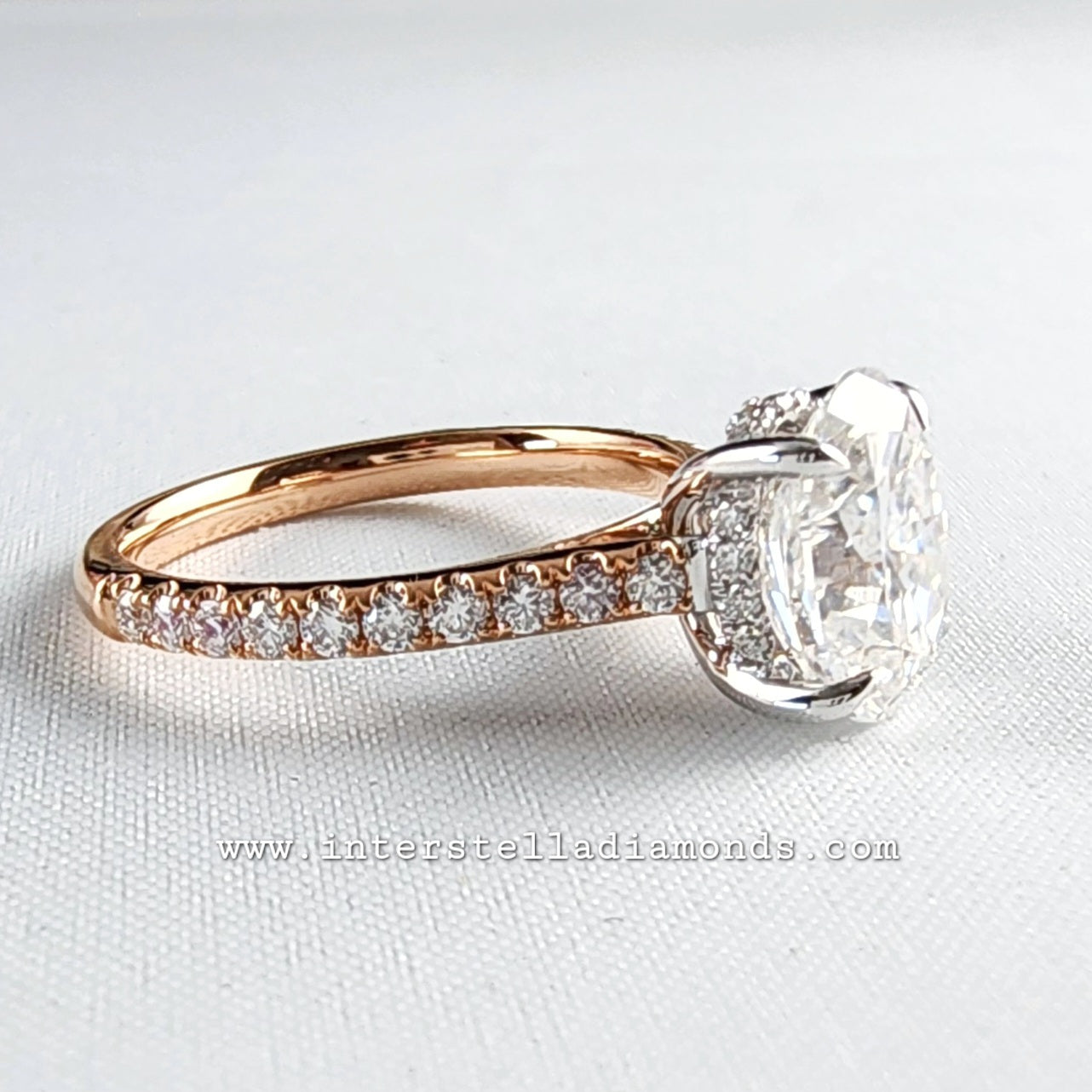 Oval 2.4ct Engagement Ring