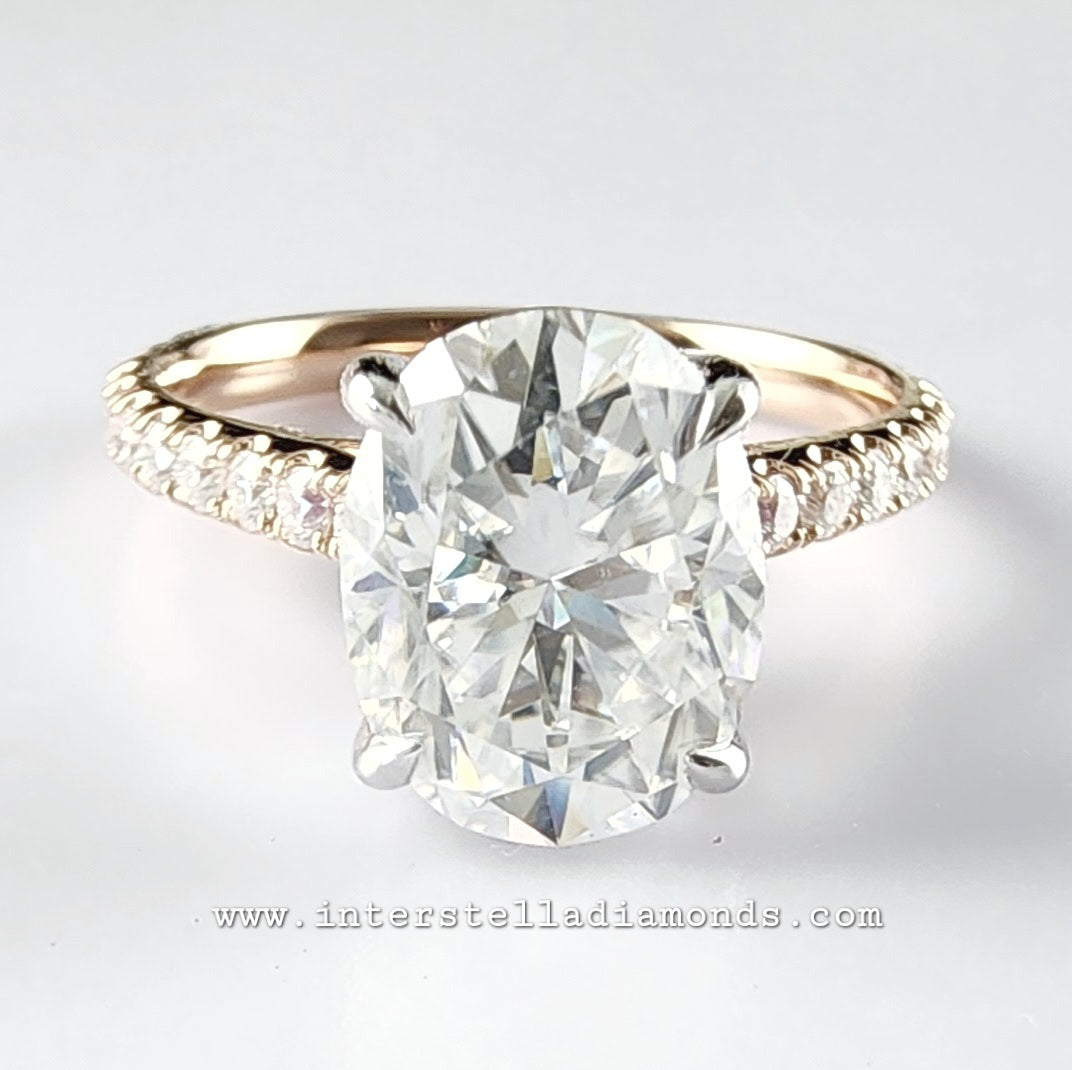 Oval 2.4ct Engagement Ring