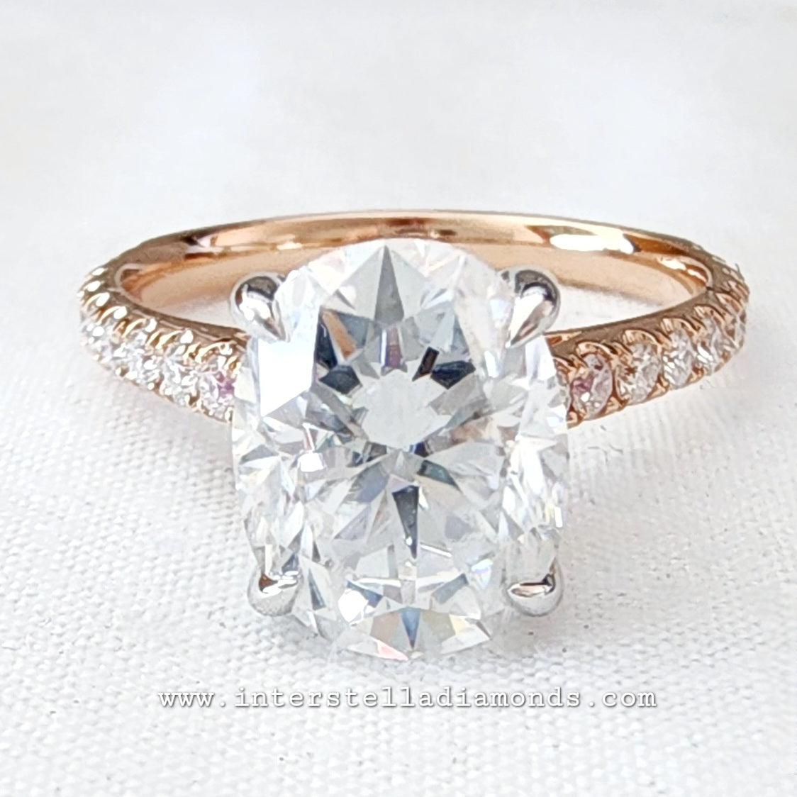 Oval 2.4ct Engagement Ring