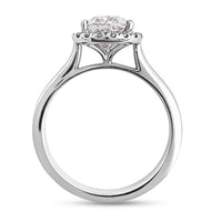Pear cut, halo 1.72ct Engagement Ring view 4