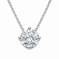Sparkling 1ct Pendant view 2