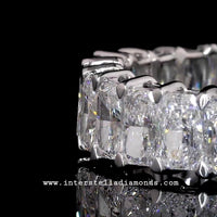 Eternity Ring, Stunning Radiant cut Gemstones. view 4