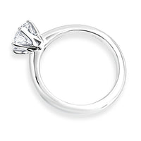 Solitaire 1.5ct Engagement Ring Choose Lab Diamond or Moissanite view 2