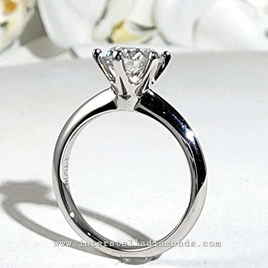 Solitaire 2.5ct Engagement Ring