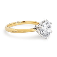 Solitaire 1ct Engagement Ring view 4