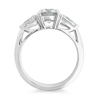 Trilogy 1.8ct Engagement Ring Choose Lab Diamonds Or Moissanite's view 4