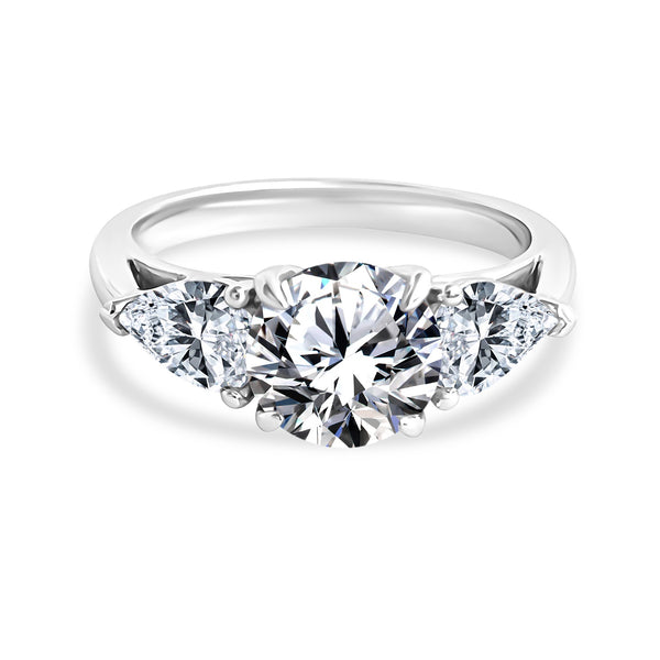 Trilogy 1.8ct Engagement Ring Choose Lab Diamonds Or Moissanite's