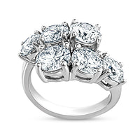 Wrap Ring 3.8cts Ring Hand Ring. Choose Lab Diamonds or Moissanite view 2