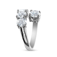 Wrap Ring 3.8cts Ring Hand Ring. Choose Lab Diamonds or Moissanite view 3