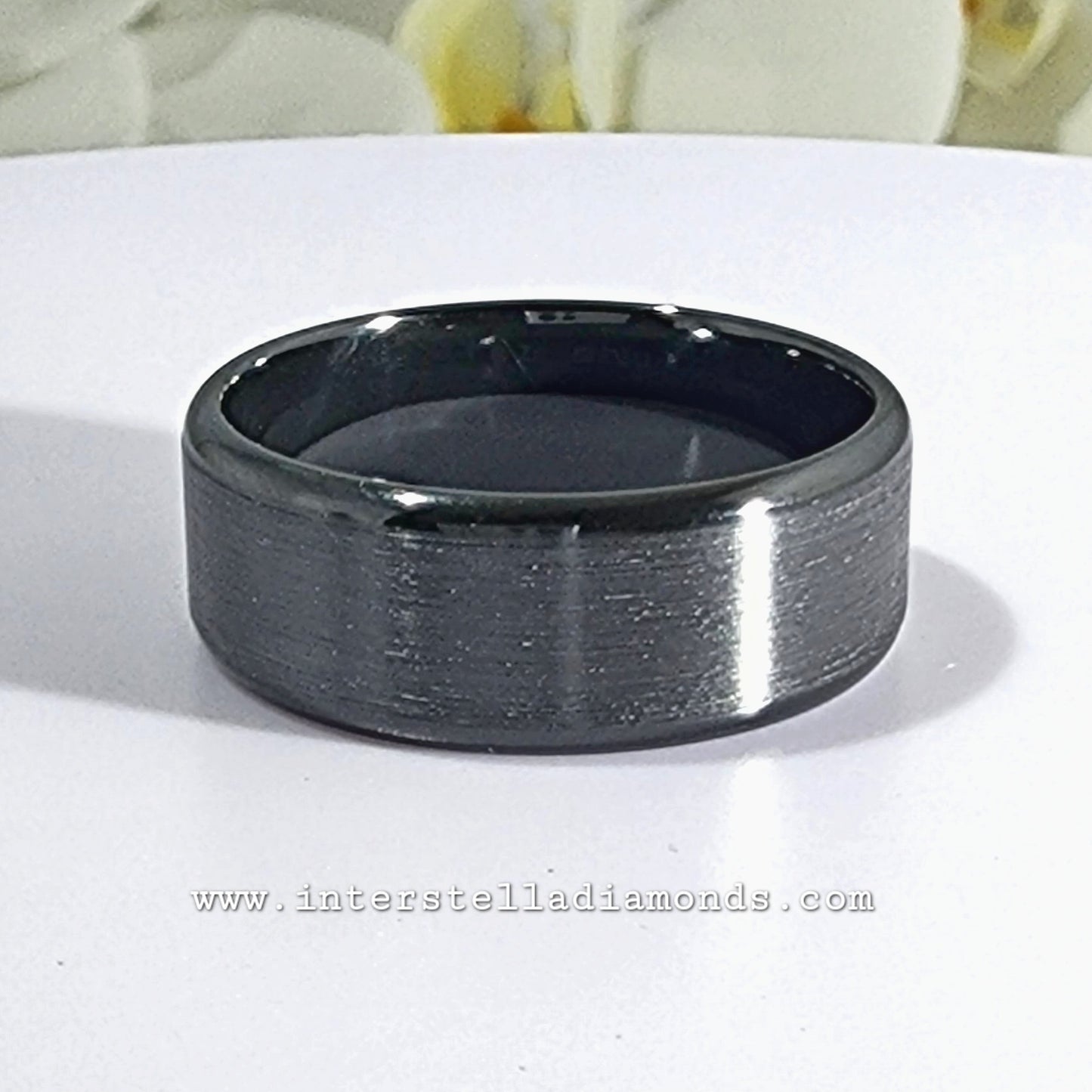 Mens Wedding Ring. Zirconium