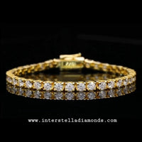 Tennis Bracelet. Lab-Diamonds view 1