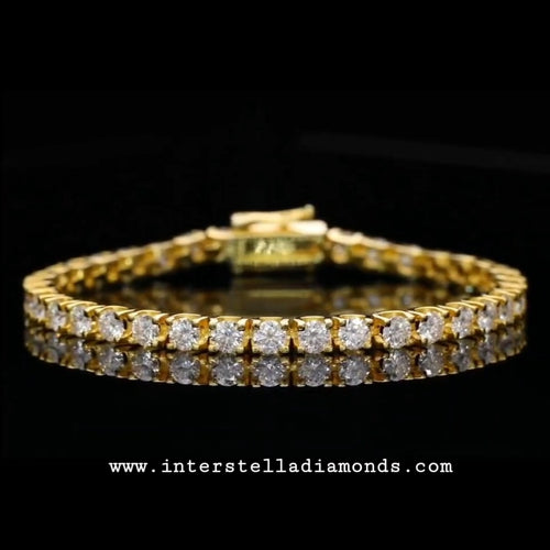 Tennis Bracelet. Lab-Diamonds