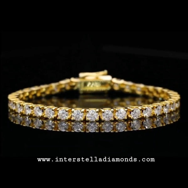 Tennis Bracelet. Lab-Diamonds