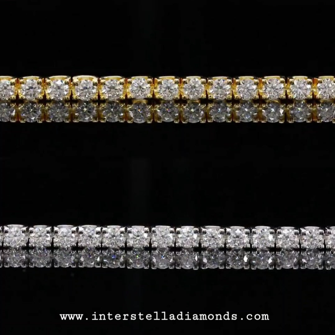 Tennis Bracelet. Lab-Diamonds