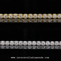 Tennis Bracelet. Lab-Diamonds view 3