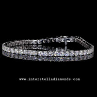 Tennis Bracelet. Lab-Diamonds view 2