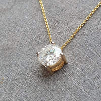 Sparkling 1ct Pendant view 4