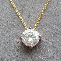 Sparkling 1ct Pendant view 2