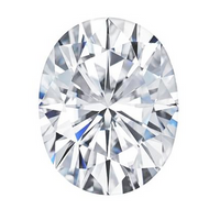 Interstella Oval Cut Moissanite view 1