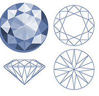 Interstella Round Cut Moissanite view 4