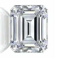 Interstella Emerald Cut Moissanite view 1