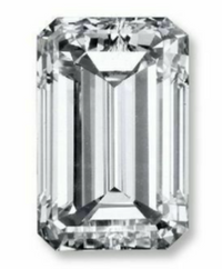 Interstella Emerald Cut Moissanite view 3
